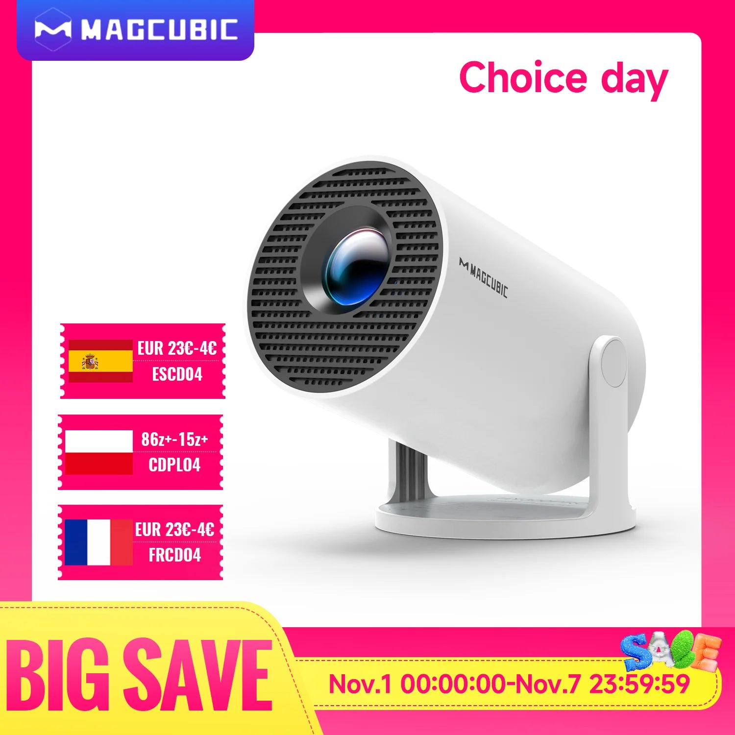 MagicCube Portable Projector